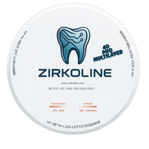 4D_Pro_Multilayer Zirkone Disk